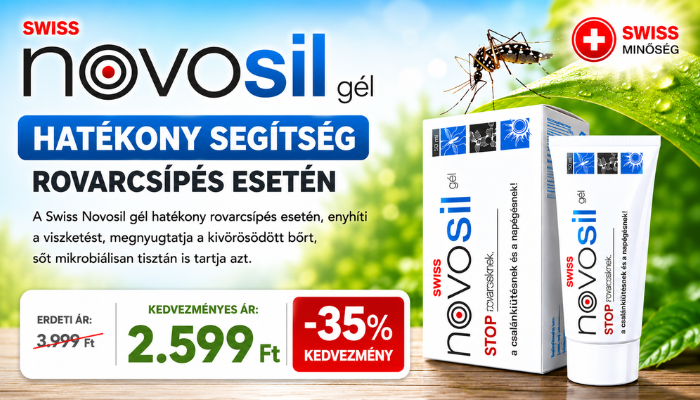 Novosil gél SWISS 50ml 35% kedvezmény június Novosil gél SWISS 50ml 35% kedvezmény június