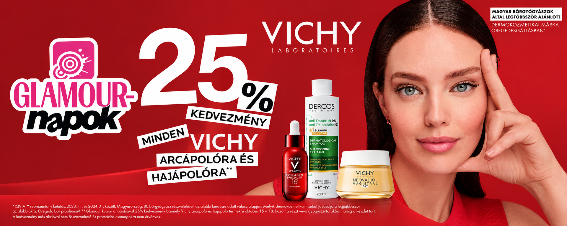 Vichy 25% minden 2026.10.15-10.18 Vichy 25% minden 2026.10.15-10.18