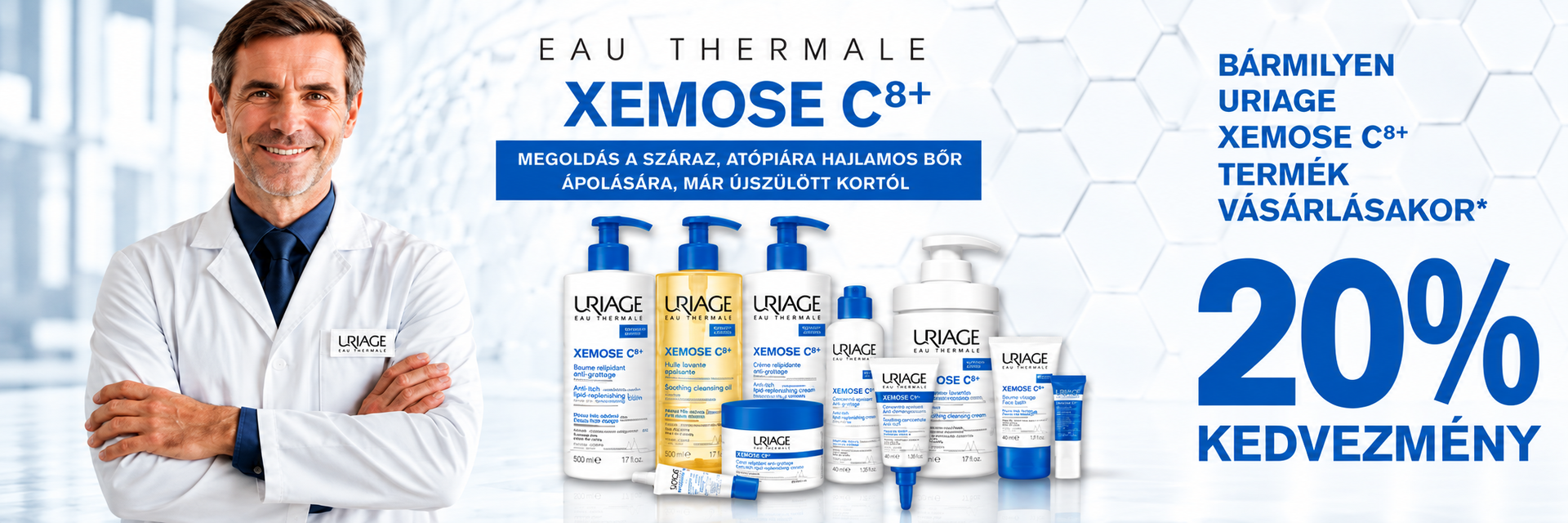 URIAGE XEMOSE C8+ – 20% kedvezmény 27.01.15-ig URIAGE XEMOSE C8+ – 20% kedvezmény 27.01.15-ig