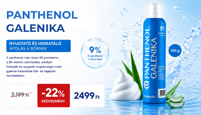 Panthenol hab Galenika 150g 22% kedvezmény Panthenol hab Galenika 150g 22% kedvezmény