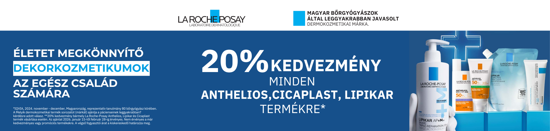 La Roche Posay akcio feb 28-ig La Roche Posay akcio feb 28-ig