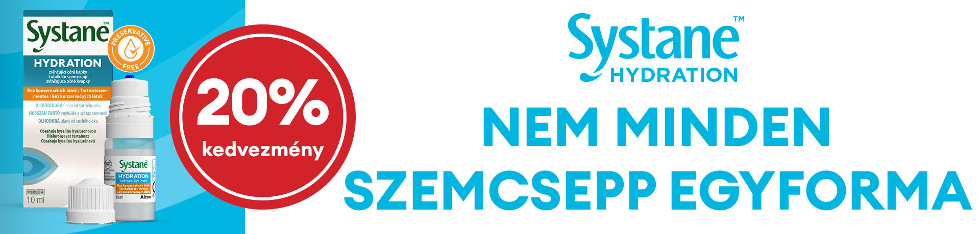 Systane 20% 2026 október Systane 20% 2026 október